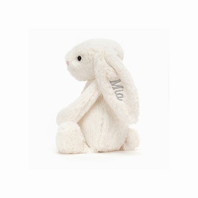 Jellycat Bashful Cream Bunny Medium New Zealand | QOZPW2169